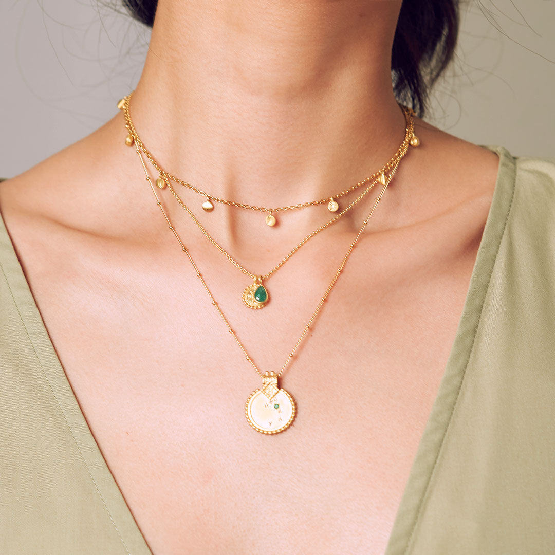 Gold Choker: Phases of the Moon and Femininity