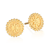 Gold Limitless Stud Earrings