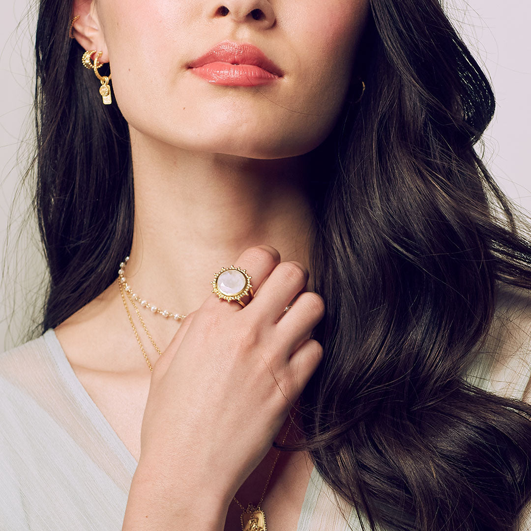 Moonstone Dreamscape Ring
