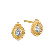 Love Blue Topaz Stud Earrings by Commune
