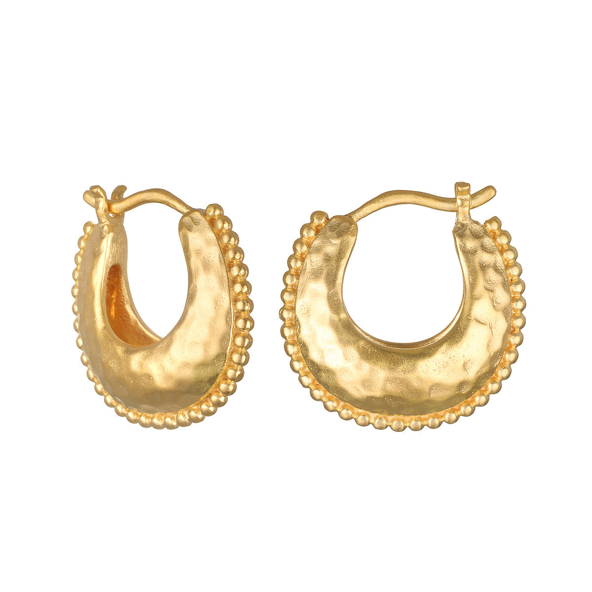 Bold Step Hoop Earrings