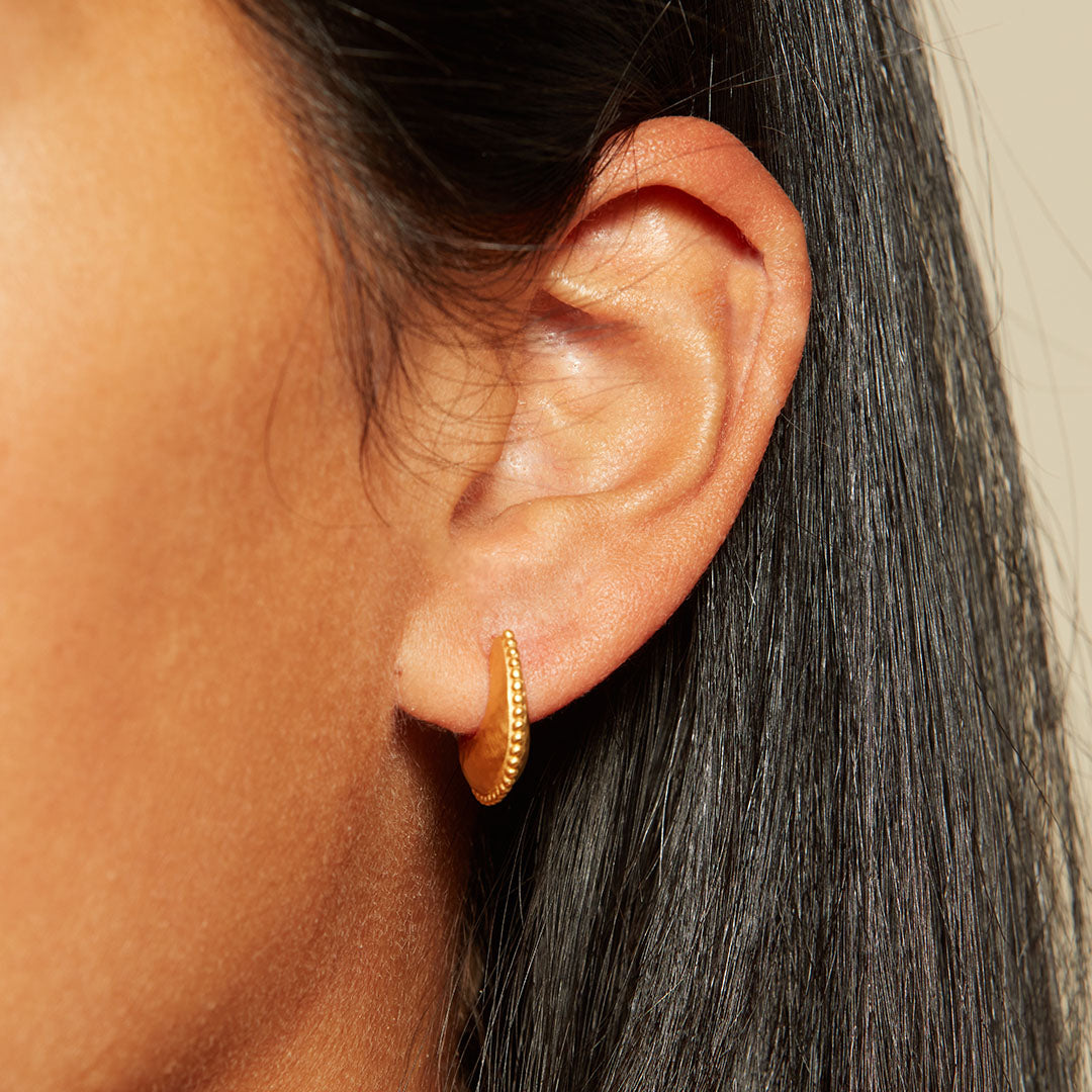Bold Step Hoop Earrings