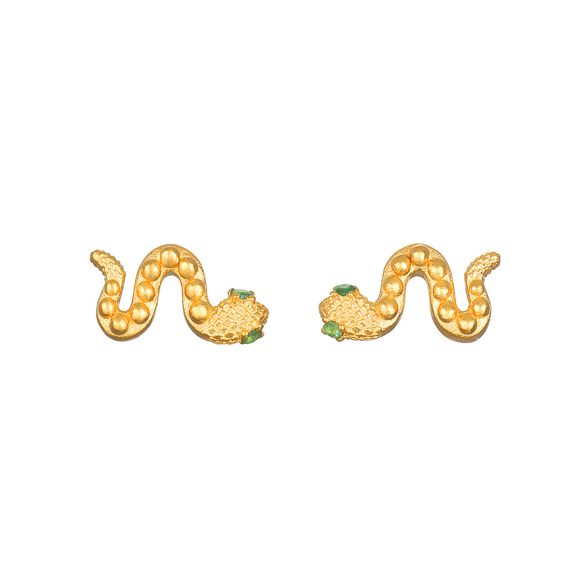Timeless Elegance Snake Stud Earrings