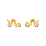 Timeless Elegance Snake Stud Earrings