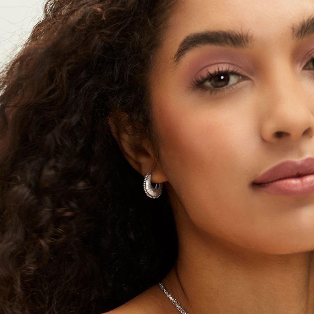 Bold Step Hoop Earrings