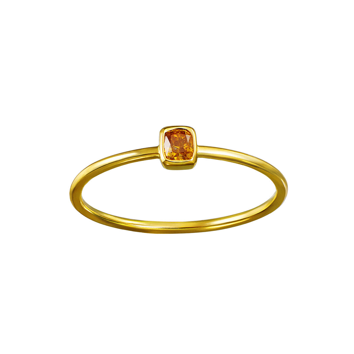 Timeless 14kt Gold Yellow Diamond Heirloom Ring