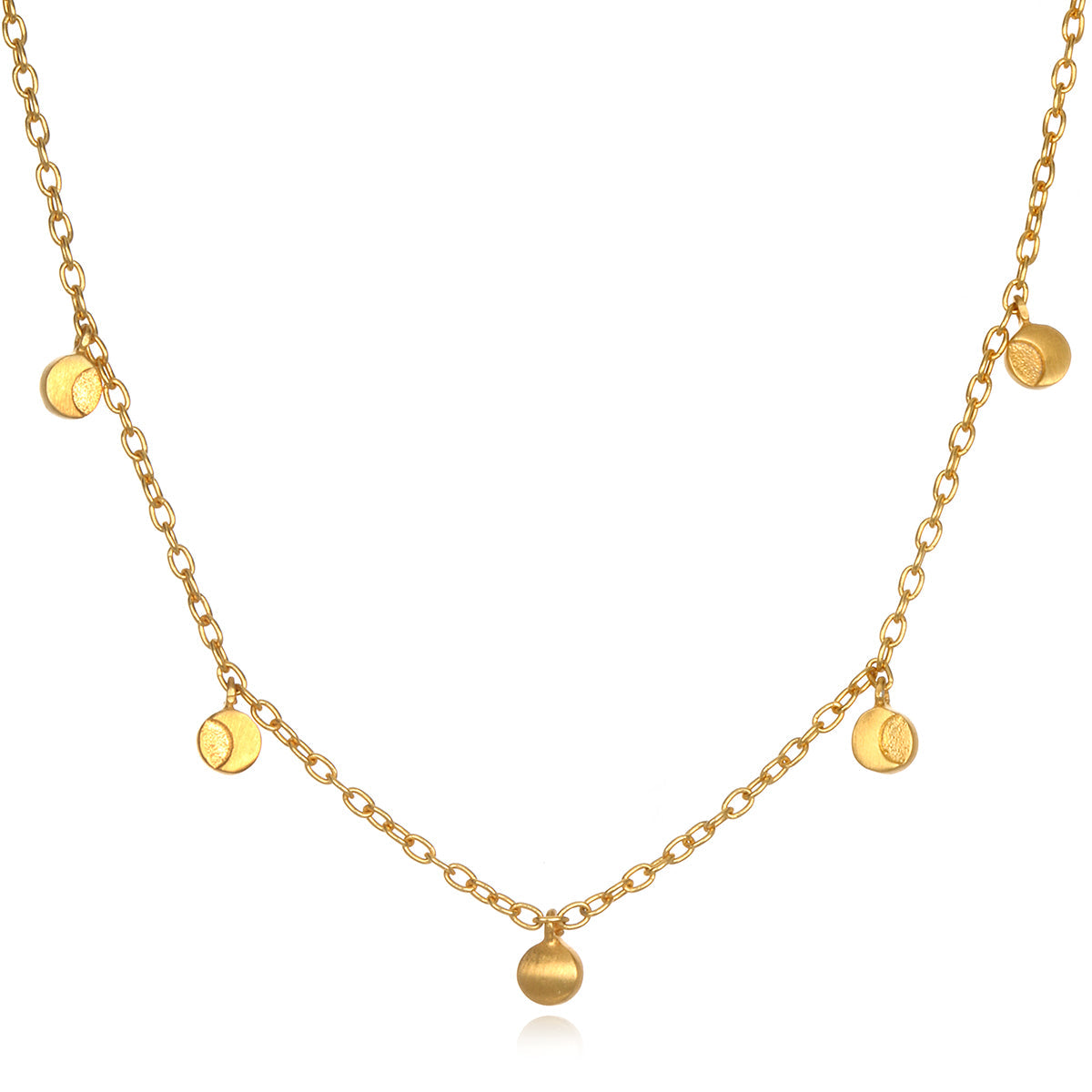 Gold Choker: Phases of the Moon and Femininity