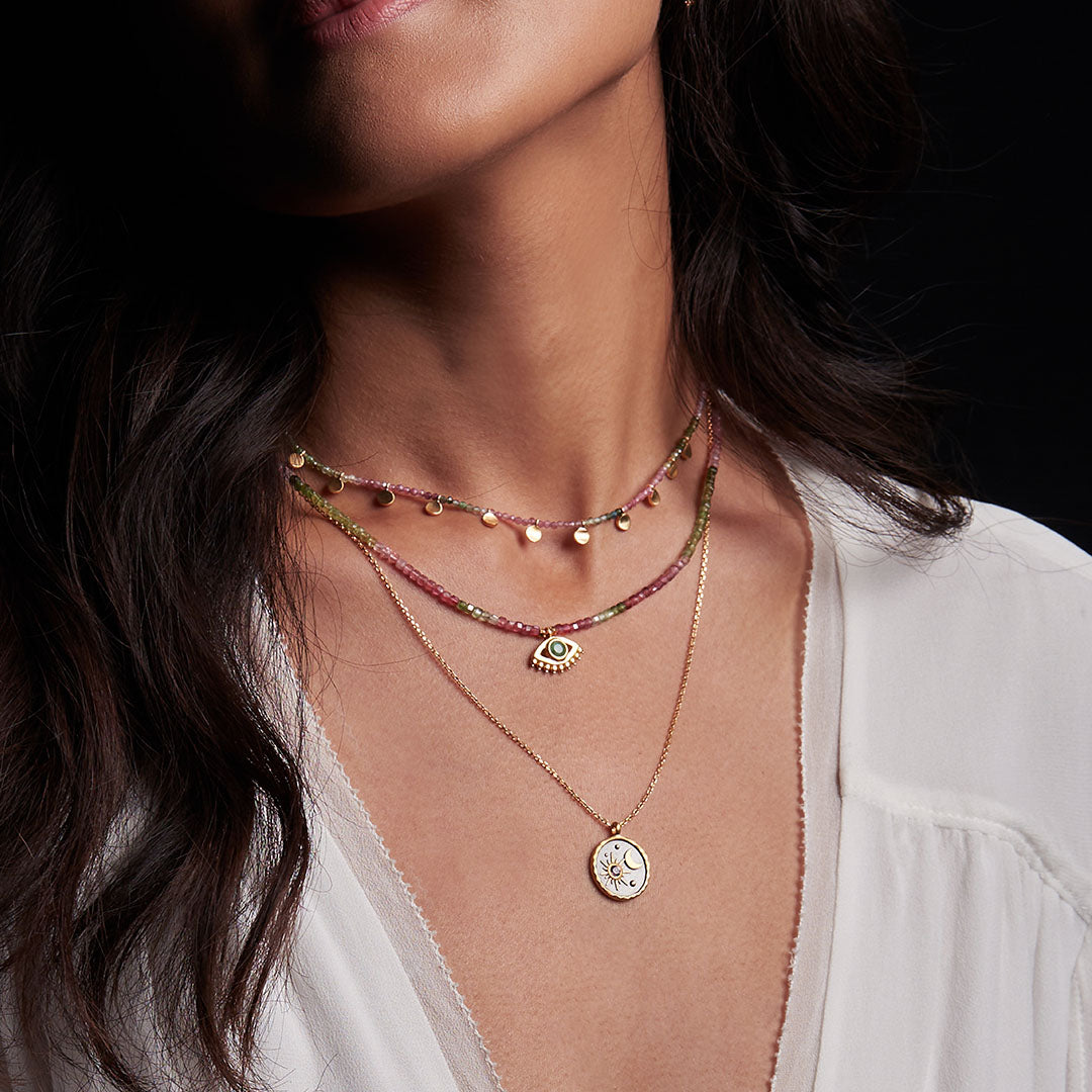 Tourmaline Choker for Peace and Protection