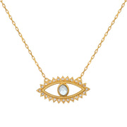Positive Vibes Eye Pendant Necklace