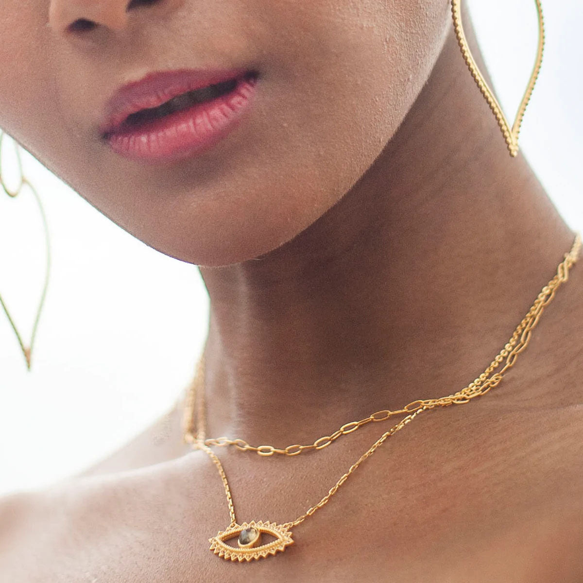 Positive Vibes Eye Necklace