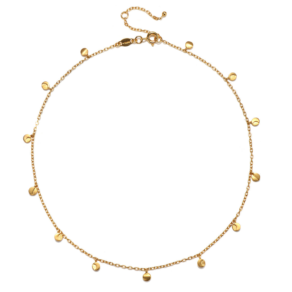 Gold Choker: Phases of the Moon and Femininity