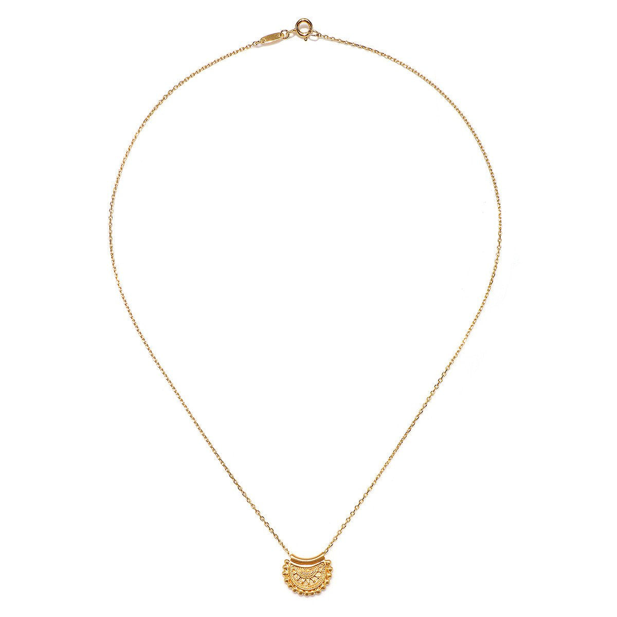 Delicate Mandala Pendant Necklace