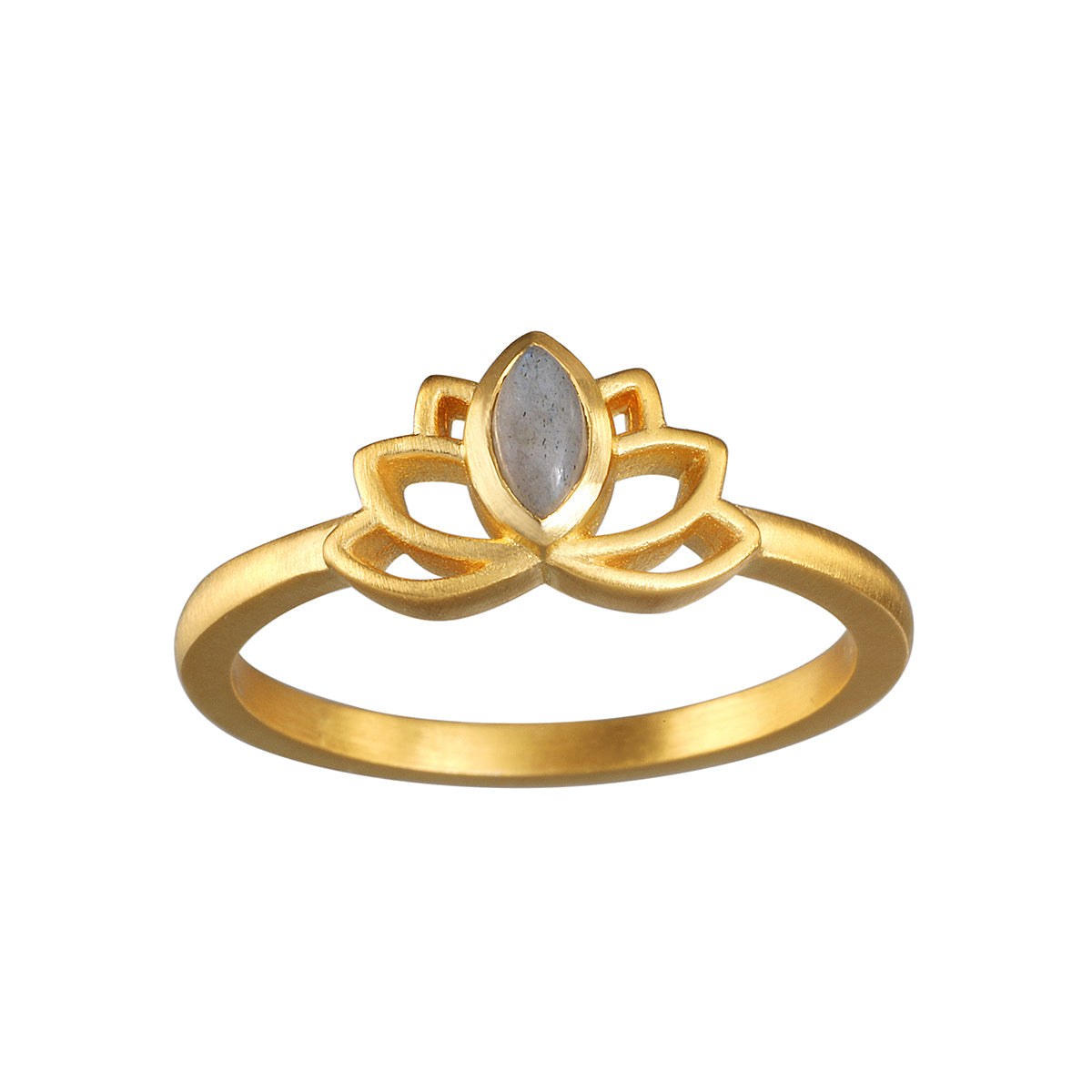 Lotus Labradorite Ring - Cultivate Truth