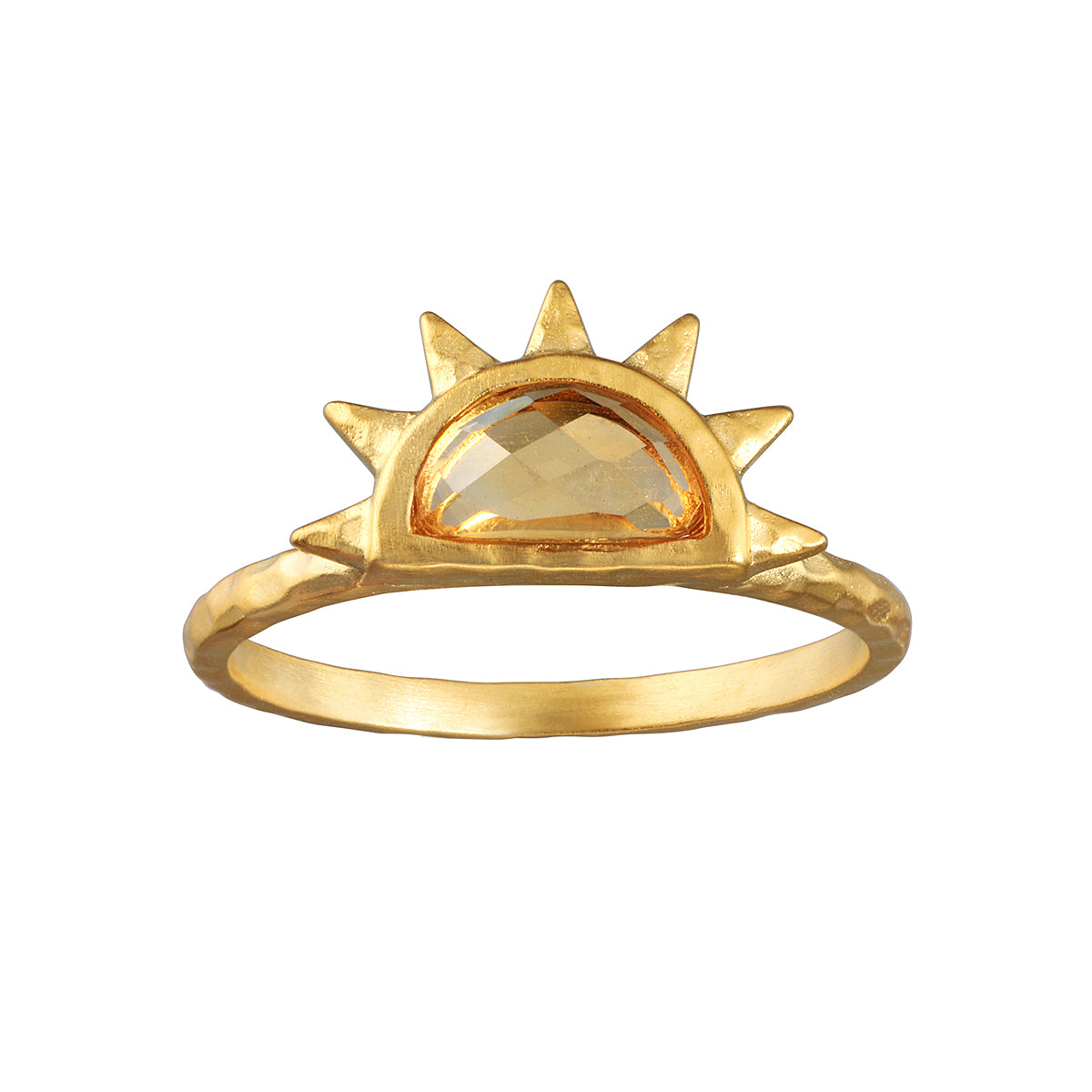 Joyful Revival Citrine Sunrise Ring
