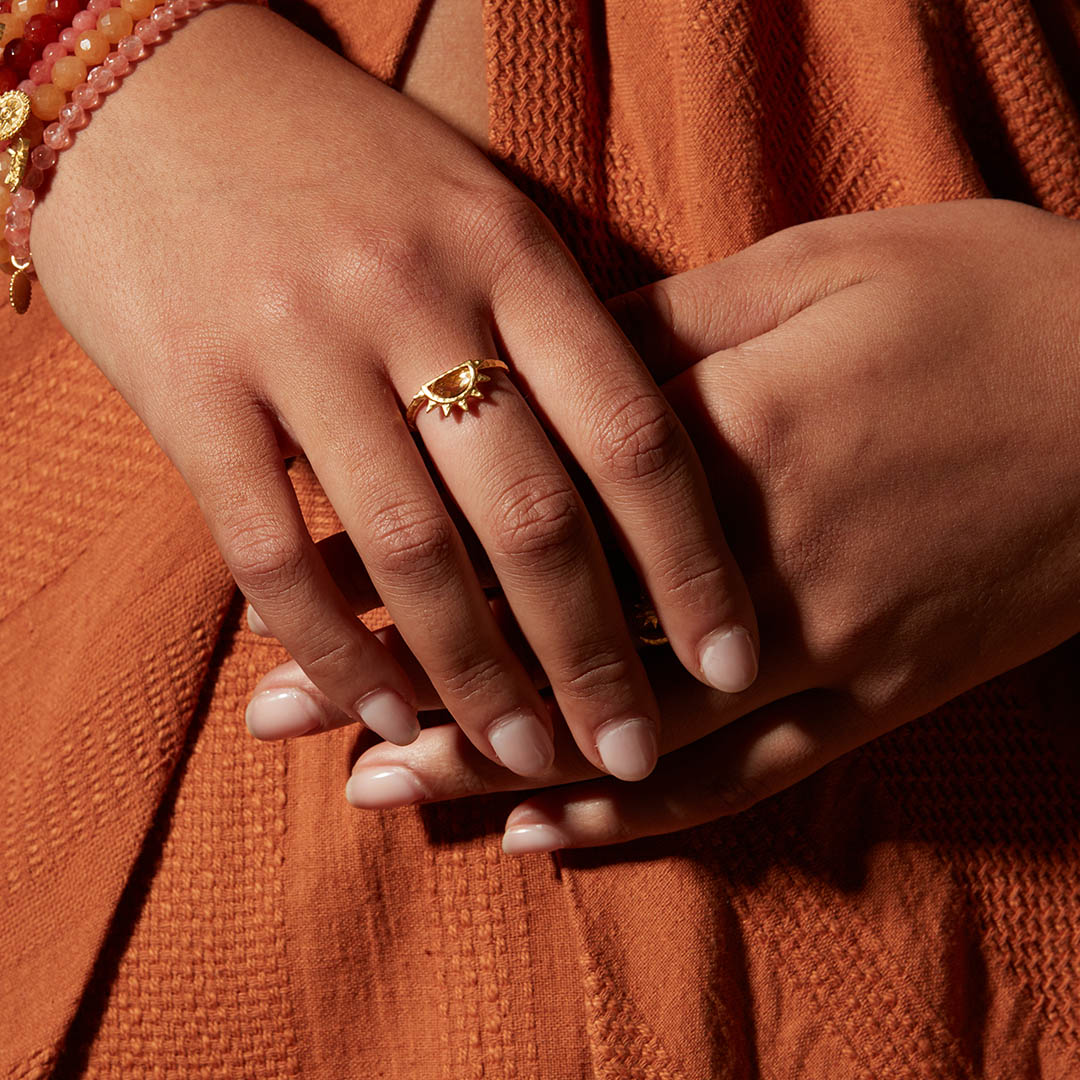 Joyful Revival Citrine Sunrise Ring